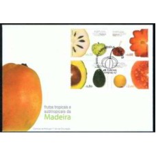 MDEF0298-FDC SÉRIE FRUTOS TROPICAIS E SUBTROPICAIS DA MADEIRA - MADEIRA - 2009