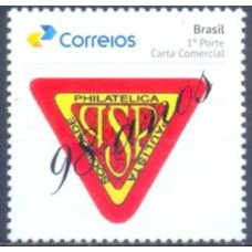 PB0072M-SELO PERSONALIZADO 98 ANOS DA SOCIEDADE PHILATELICA PAULISTA-SPP, GOMADO - 17 - MINT