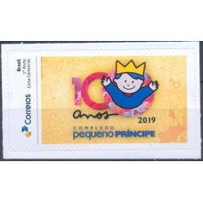 PB0145M-SELO PERSONALIZADO 100 ANOS DO COMPLEXO PEQUENO PRÍNCIPE, AUTOADESIVO - 2019 - MINT