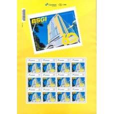 PB0178MF-FOLHA PERSONALIZADO BSGI 60 ANOS, GOMADO - 2020 - MINT