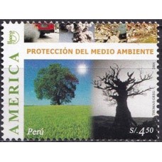 PER1438M-SELO UPAEP - PROTEÇÃO AO MEIO AMBIENTE - PERU - 2004 - MINT