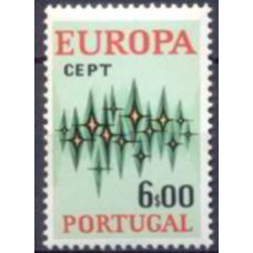 POR1152N-SELO SÉRIE EUROPA, 6E - PORTUGAL - 1972 - N
