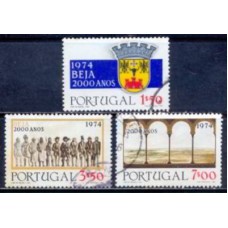 POR1240U-SÉRIE 2.000 ANOS DA CIDADE DE BEJA - PORTUGAL - 1974 - U