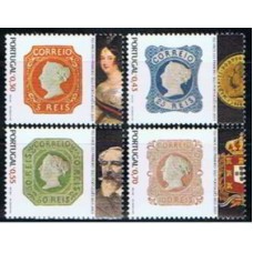 POR2632M-SÉRIE 150 ANOS DO 1º SELO PORTUGUÊS - PORTUGAL - 2003 - MINT