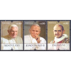 POR3491M-SÉRIE VISITA DO PAPA BENTO XVI A PORTUGAL (DO BLOCO) - PORTUGAL - 2010 - MINT