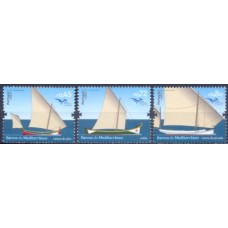 POR4028M-SÉRIE EUROMED 2015 - BARCOS DO MEDITERRÂNEO - PORTUGAL - 2015 - MINT