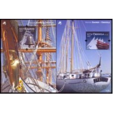 PORB342M-SÉRIE 2 BLOCOS NAVIOS ESCOLAS DA MARINHA PORTUGUESA - PORTUGAL - 2012 - MINT