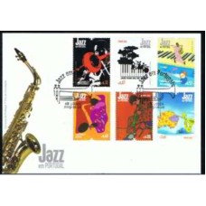 PORF3408-FDC SÉRIE JAZZ EM PORTUGAL - PORTUGAL - 2009