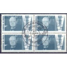 QC0532.01-QUADRA IN MEMORIAM A SIR WINSTON CHURCHILL - 1965 - CPD RIO DE JANEIRO