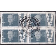 QC0532.02-QUADRA IN MEMORIAM A SIR WINSTON CHURCHILL - 1965 - CPD SÃO PAULO