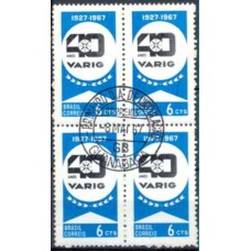 QC0567.01-QUADRA 40º ANIVERSÁRIO DA VARIG - 1967 - CPD GUANABARA