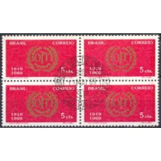 QC0636.04-QUADRA CINQUENTENÁRIO DA ORGANIZAÇÃO INTERNACIONAL DO TRABALHO - OIT - 1969 - CPD SÃO PAULO