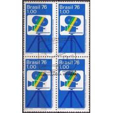 QC0938.02-QUADRA HOMENAGEM À INDÚSTRIA CINEMATOGRÁFICA BRASILEIRA - 1976 - CBC RIO DE JANEIRO