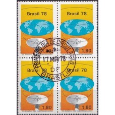 QC1035.05-QUADRA DIA MUNDIAL DAS TELECOMUNICAÇÕES - 1978 - CPD BRASÍLIA