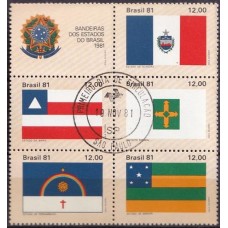 QC1231.03-SEXTILHA BANDEIRAS DOS ESTADOS DO BRASIL I - 1981 - CPD SÃO PAULO