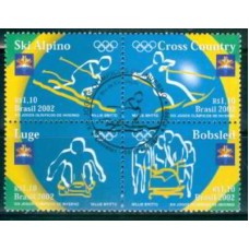QC2441-QUADRA XIX JOGOS OLÍMPICOS DE INVERNO - 2002 - CBC SÃO PAULO