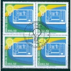 QC2582.01-QUADRA INVENÇÕES BRASILEIRAS, CARTÃO TELEFÔNICO - 2004 - CBC BRASÍLIA