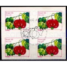 QCR775-QUADRA FRUTAS PERCÉ EM ONDAS 0,7MM, PITANGA - 1999 - CBC BRASÍLIA