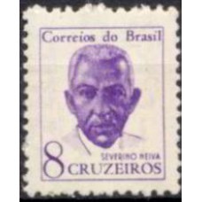 RE0519M-SELO VULTOS CÉLEBRES, SEVERINO NEIVA - 1963 - MINT