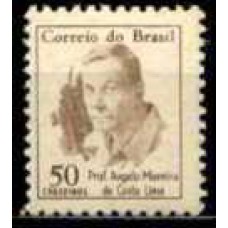 RE0521M-SELO VULTOS CÉLEBRES, ANGELO MOREIRA DA COSTA LIMA - 1966 - MINT