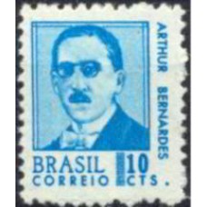 RE0532N-SELO ANTIGOS PRESIDENTES DA REPÚBLICA, ARTHUR BERNARDES - 1967 - N