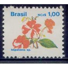 RE0672N-SELO FLORA BRASILEIRA, 1,00 - 1989 - N