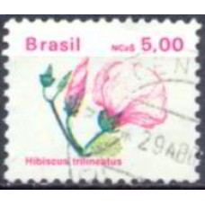 RE0674U-SELO FLORA BRASILEIRA, 5,00 - 1990 - U