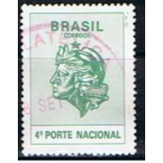 RE0708U-SELO EFÍGIE DA REPÚBLICA, 4º PORTE NACIONAL - 1994 - U