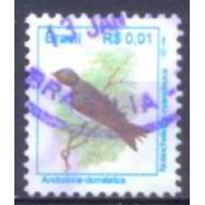 RE0710U-SELO PÁSSAROS URBANOS - PADRÃO REAL, ANDORINHA-DOMÉSTICA - 1994 - U