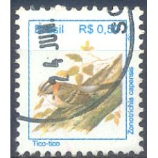 RE0715U-SELO PÁSSAROS URBANOS - PADRÃO REAL, TICO-TICO - 1994 - U