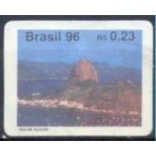 RE0722U-SELO TURISMO NO BRASIL, PÃO DE AÇÚCAR/RJ - 1996 - U