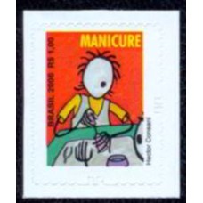 RE0859M-SELO PROFISSÕES COM PICOTE "BR", MANICURE - 2011 - MINT