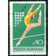 ROM3066U-SELO GINÁSTICA, 40B - ROMÊNIA - 1977 - U