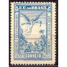 SB0003N-SELO 4º CENTENÁRIO DO DESCOBRIMENTO DO BRASIL, 500 RÉIS - 1900 - N