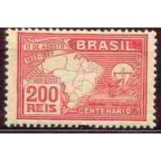 SB0020M-SELO CENTENÁRIO DOS CURSOS JURÍDICOS, 200 RÉIS - 1927 - MINT