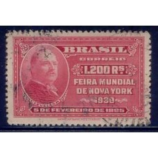 SB0141U-SELO FEIRA MUNDIAL DE NOVA IORQUE, 1.200 RÉIS - 1939 - U