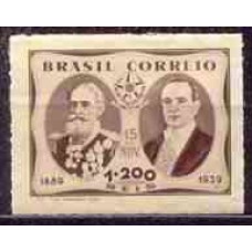 SB0145N-SELO CINQUENTENÁRIO DA REPÚBLICA, 1.200 RÉIS - 1939 - N