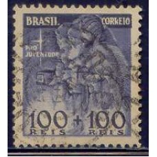 SB0146U-SELO PRÓ-JUVENTUDE, 100 RÉIS - 1939 - U