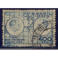 SB0150U-SELO CINQUENTENÁRIO DA UNIÃO PAN-AMERICANA - 1940 - U