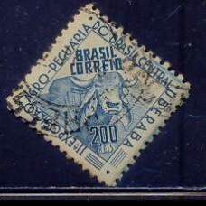 SB0171U-SELO 2ª EXPOSIÇÃO AGROPECUÁRIA DO BRASIL, 200 RÉIS - 1942 - U