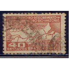 SB0178U-SELO 4º CENTENÁRIO DO DESCOBRIMENTO DO RIO AMAZONAS - 1943 - U