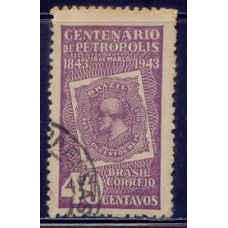 SB0179U-SELO CENTENÁRIO DE PETRÓPOLIS - 1943 - U
