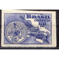 SB0246M-SELO HOMENAGEM À FORÇA AÉREA BRASILEIRA NA ITÁLIA - 1949 - MINT