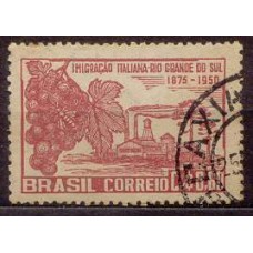 SB0251U-SELO 75 ANOS DA IMIGRAÇÃO ITALIANA NO RIO GRANDE DO SUL - 1950 - U