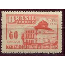 SB0257M-SELO CENTENÁRIO DA ELEVAÇÃO DO AMAZONAS À CATEGORIA DE PROVÍNCIA - 1950 - MINT