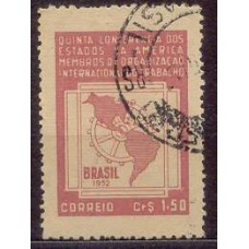 SB0276U-SELO 5ª CONFERÊNCIA DOS ESTADOS AMERICANOS MEMBROS DA ORGANIZAÇÃO INTERNACIONAL DO TRABALHO - 1953 - U