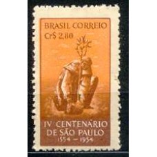 SB0293M-SELO PROPAGANDA DO 4º CENTENÁRIO DE SÃO PAULO, CR$ 2,80 - 1953 - MINT