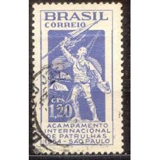 SB0342U-SELO 1º ACAMPAMENTO INTERNACIONAL DE PATRULHAS - 1954 - U