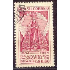 SB0345U-SELO 1º CONGRESSO DA PADROEIRA DO BRASIL E ANO SANTO MARIANO - 1954 - U