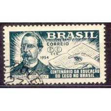 SB0347U-SELO CENTENÁRIO DA EDUCAÇÃO DO CEGO NO BRASIL - 1954 - U